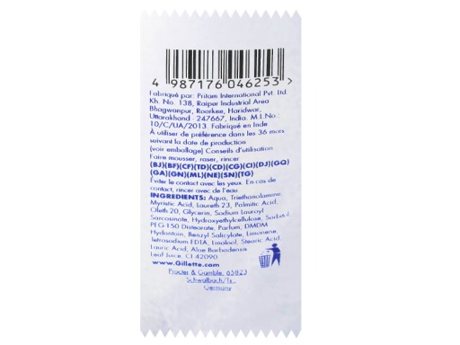 10X TRAVEL HANDY HOLENIE SÉRIA GILLETTE PROTECTION 3,95 ml