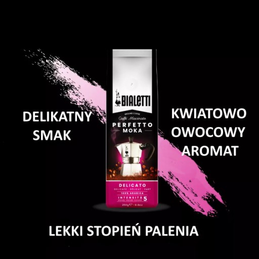 Bialetti Perfetto Moka Delicato mletá káva 250 g