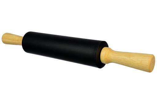 LIDERHOFF SILIKÓNOVÝ VALEC OTOČNÝ 38 CM, ČIERNA