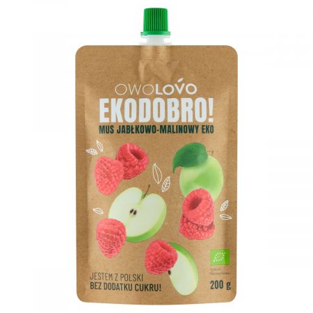 Owolovo Jablkovo-malinová pena Ekodbro 200 g Bio