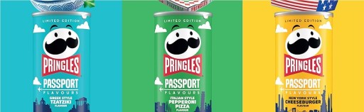 Pringles Passport Talianska Pepperoni Pizza Pizza Chipsy so salámou 165g