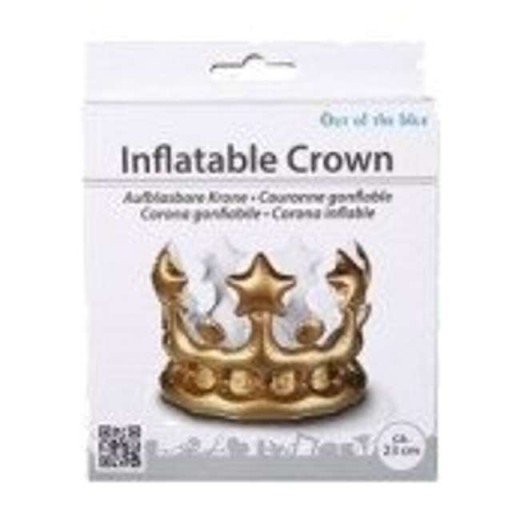 nafukovacia CROWN párty KING ZLATÝ kráľ