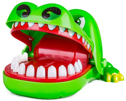 Arkádová hra Crocodile Caiman chorý zub zub