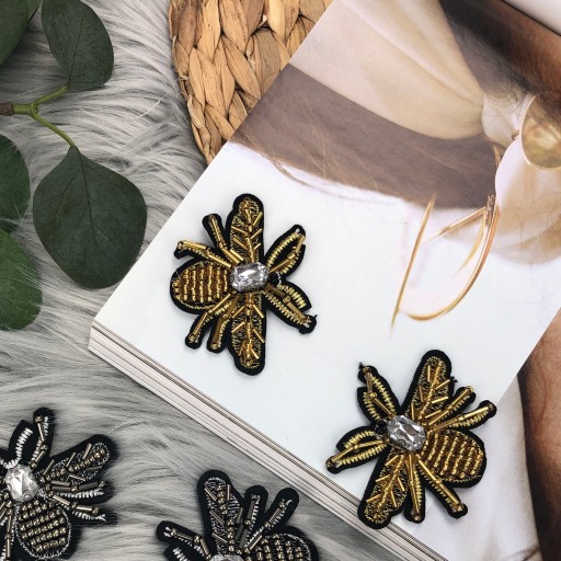 Korálky Patch Fly Motýlik Insect Rhinestones