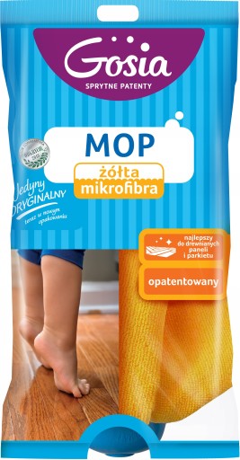 GOSIA žltý mop z mikrovlákna - skladom - 1 ks.
