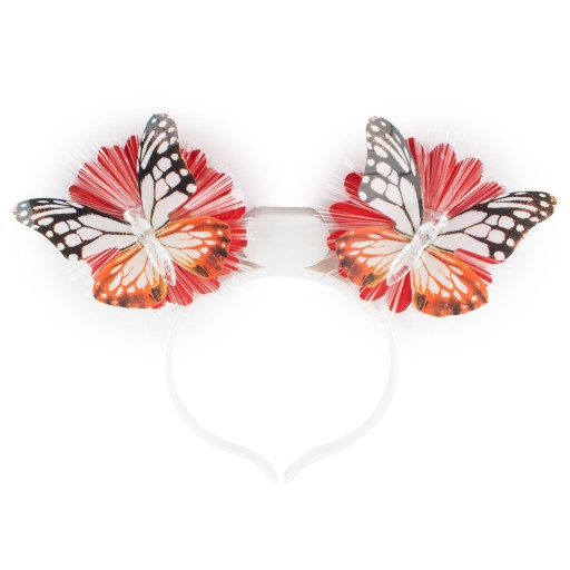 Čelenka JAR SUMMER FLOWER FLOWERS BUTTERFLIES LED