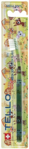 TELLO MEGA SOFT 10400 ZUBNÁ KEFKA PRE DETI 0-3 ROKY BLISTER 1 ks.