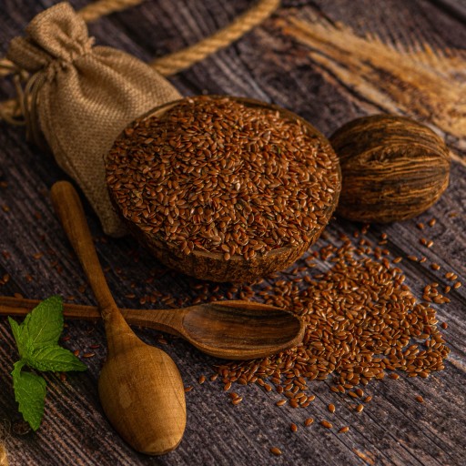 Prírodné ľanové semienko GRAIN Hnedá ĽANOVÁ XXL