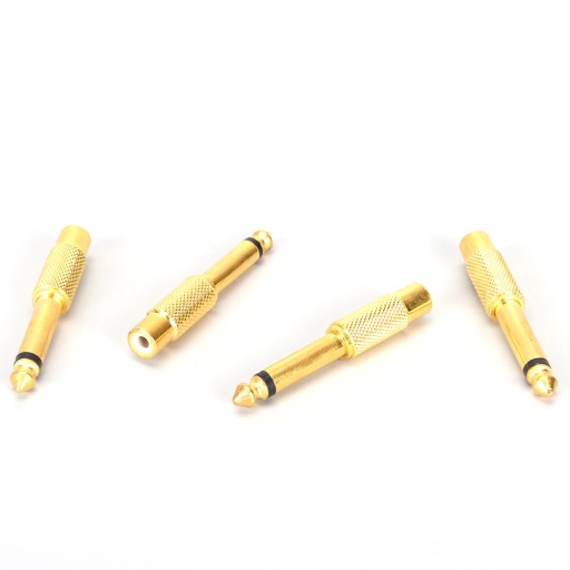 ADAPTÉR KONEKTOR 6.3 RCA CINCH ZÁSUVKA NAKAMICHI