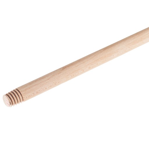 Drevená palica na metlu s niťou, 150 cm
