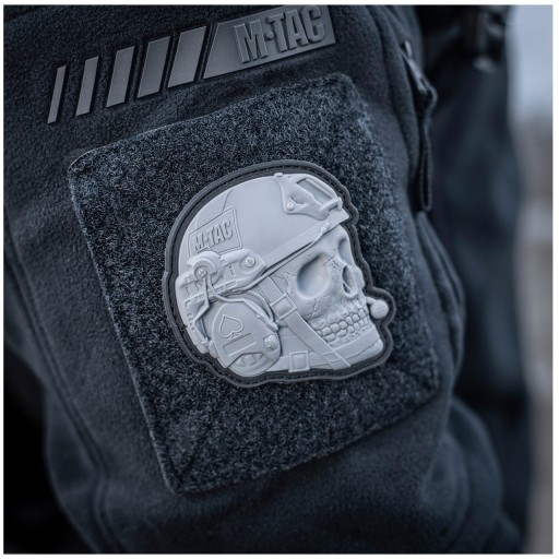 3D PATCH OPERÁTOR PRILBA LEBKA FAST PVC M-TAC GREY