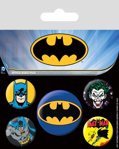 Batman The Dark Knight - kovové ihlice, 5 kusov