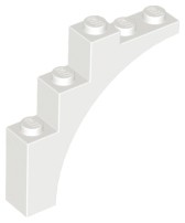 LEGO 2339 14395 LUKA 1x5x4 biela NOVINKA (2g)