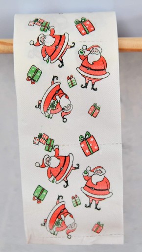 VIANOČNÝ TOALETNÝ PAPIER SANTA