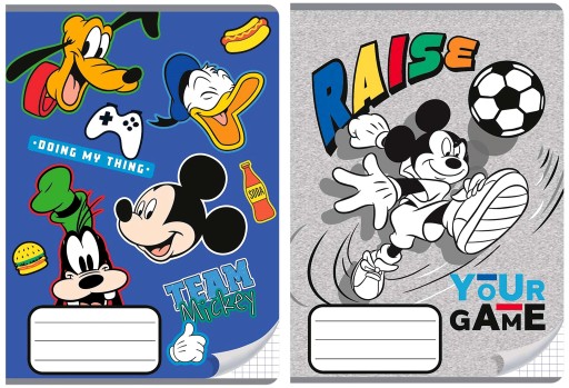 KONTROLOVANÝ ŠKOLSKÝ ZÁPISNÍK FORMÁTU A5 16 STRÁN MICKEY