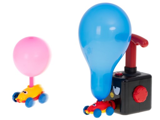 Aerodynamické auto na odpaľovanie balónov pre vtáky