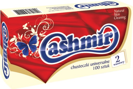 Kašmírové vreckovky v krabici 100 x 4