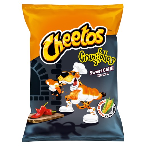 Cheetos Crunchos Sweet Chilli Chips 3x 165g