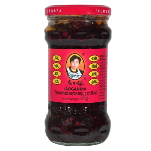 Lao Gan Ma Fermentované sójové bôby v chilli oleji 280g