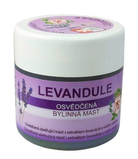 Masť s levanduľovým olejom Uvoľňujúca jemnú pokožku Levanduľa 150 ml Putori