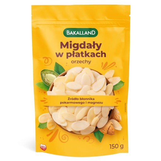 BAKALLAND MANDĽOVÉ VLOČKOVÉ, REZANÉ LÚPANÉ ORECHY 150G