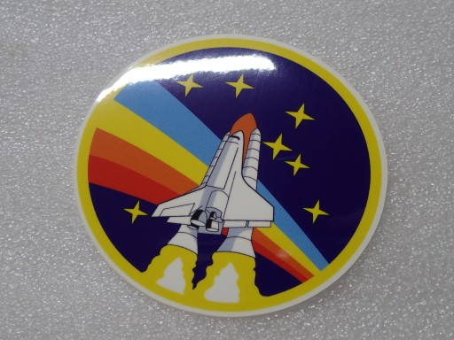 NÁLEPKA S LOGOM NASA 7 x 6,5 cm