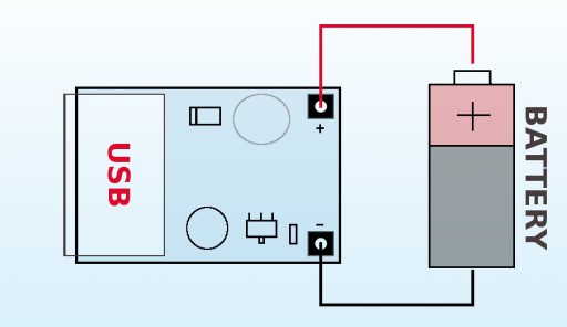 USB step-UP menič napájania z 2 na 5V