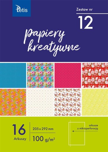 KREATÍVNY PAPIER A4/16K SADA 11 ks
