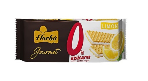 Vafle plnené citrónom bez pridaného cukru 150g FLORBU