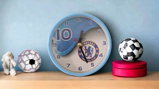 HODINKY FANOUŠKA BUDÍK SILENT CHELSEA CLOCK LONDÝN PERFEKTNÝ DARČEK PRE FANÚŠIKOV