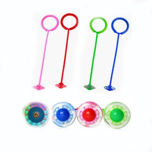Švihadlo na nohu Hula hoop so svietiacim kruhom