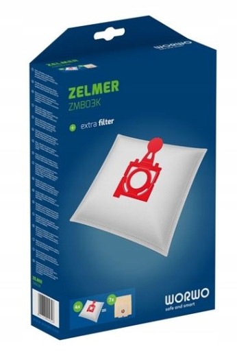 4 x VRECKÁ NA VYSÁVAČ ZELMER JUPITER ZVC427HT ZMB03K