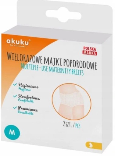 AKUKU OPÄTOVNE POUŽITEĽNÉ POZRODNÉ NOHAVIČKY SIEŤOVANÉ 2ks M