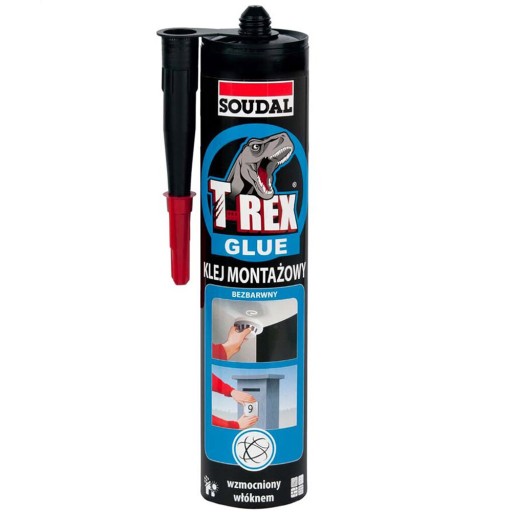 T_REX MONTÁŽNE LEPIDLO ČÍRE SOUDAL 310g