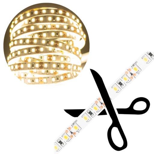 LED pás 9,6W/m NEUTRAL 4000K 600lm/m 12V DC IP20 1m