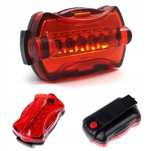 SVETLO NA BICYKEL, ZADNÉ SVETLO NA BICYKEL, 5 LED