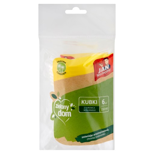 JAN NIEZBĘDNY hrnčeky z cukrovej trstiny 6x250ML