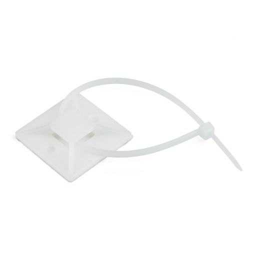 10x SAMOLEPIACI ORGANIZÁTOR KÁBLOV DRŽIAK KÁBLOV LEPIDLO 40x40mm