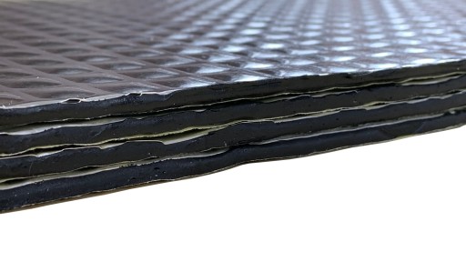 ZVUKOVÁ BUTYLOVÁ ROHOŽ ALUBUTYL ABM 4,0mm 35x50cm 0,175m2