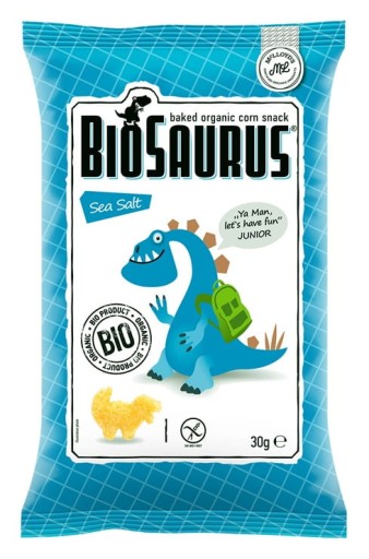 Dinosaurie chrumky s bezlepkovou morskou soľou BIO 30g