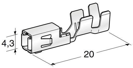Konektory pre priame pripojenie mini /10 kusov/ 1,0-2,0mm²