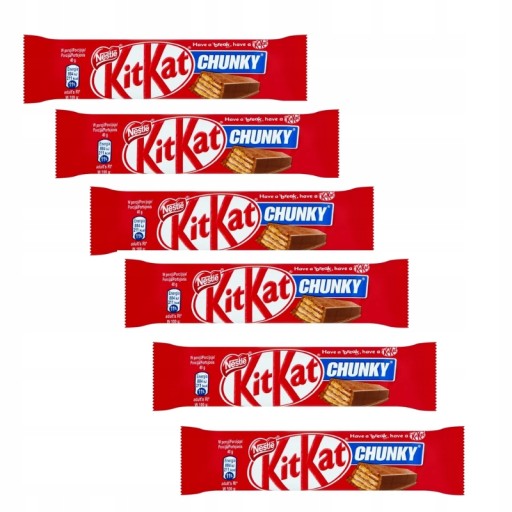 KITKAT CHUNKY BICKS V MLIEČNEJ ČOKOLÁDE 40G