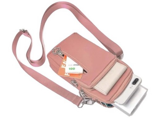 Ružová malá MINI crossbody taška cez rameno