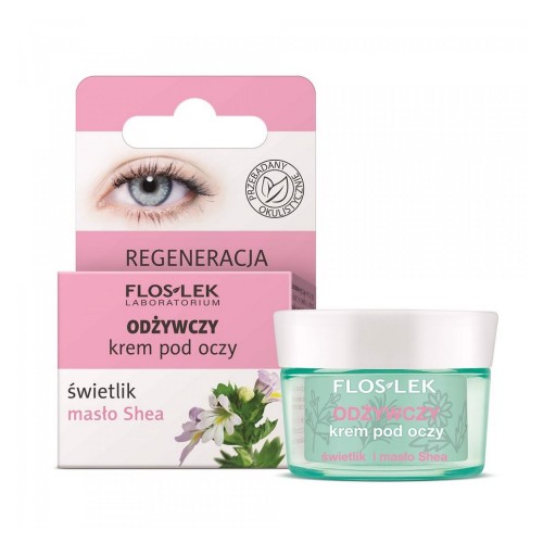 Floslek Očný krém 15ml na obočie a bambucké maslo