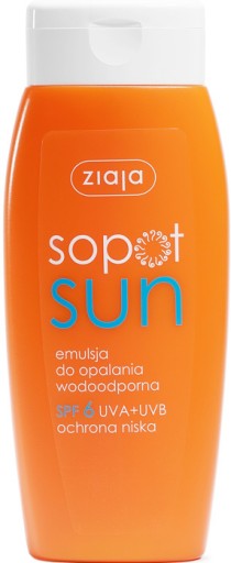 ZIAJA Sopot Opaľovacia emulzia SPF6 150ml