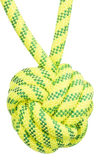 Aqua Toy, loptička s pútkom, pre psov, polyester, 7 × 21 cm, plávajúca