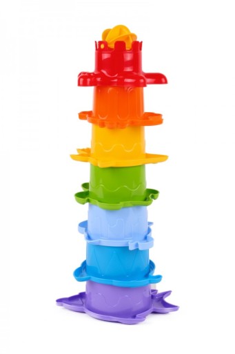 PYRAMÍDOVÁ VEŽA, PLÁŽOVÝ PIESOK, TRUBKY
