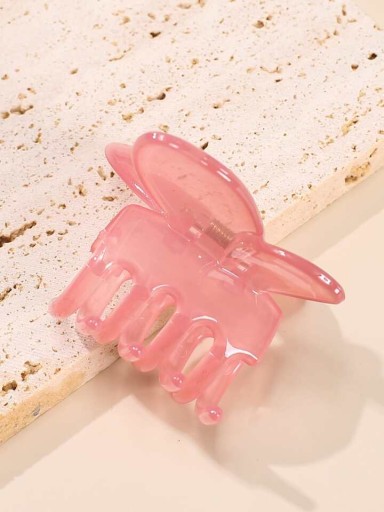 Spona Vlásenka BUTTERFLY spona krab krištáľová ružová dekorácia