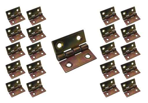 Nábytkový opletený pánt 25x25 x1,0mm - 20 ks