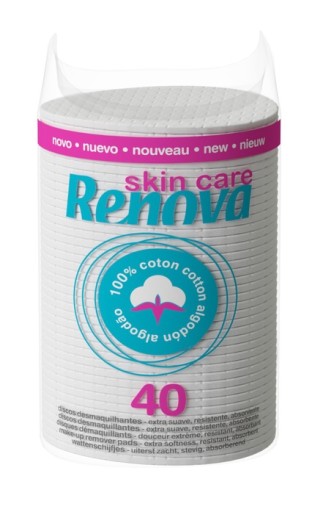 3x vatové tampóny Renova maxi, 40 kusov